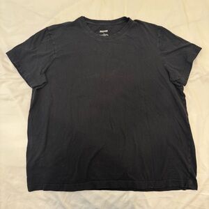 SKIMS Mens Cotton Jersey T-Shirt Black Size XL Extra Large Short Sleeve Tee